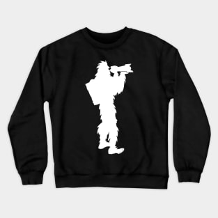 Bigfoot With Astronomy Telescope Crewneck Sweatshirt